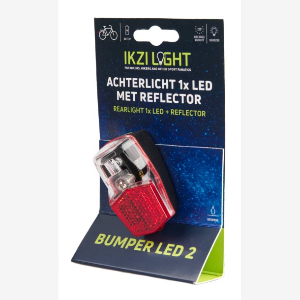 Baglygte IKZI 1x LED med E1-godkendt reflektor