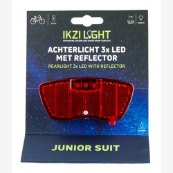 Baglygte IKZI Junior 3x LED - rd