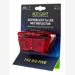 Baglygte IKZI 5x LED inkl. reflektor