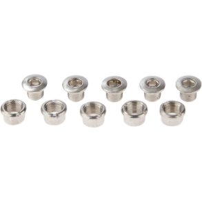 Miranda k�de sort bolt + n�dder rustfrit st�l l 5mm (5)