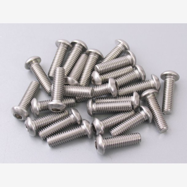 Socket head screw M6x20 Bofix stainless steel with round head (25 pieces)