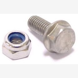 Skrmbolte + mtrikker M5*12 Rustfri (50 stk.)