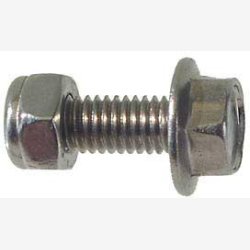 Skrmbolte + mtrikker M5*25 Rustfri (50 stk.)