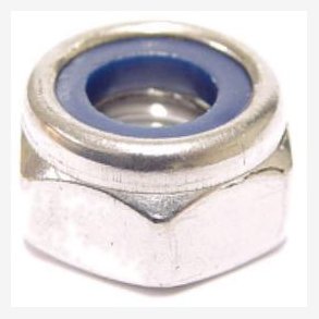 Lock nut M10 stainless steel (25x)