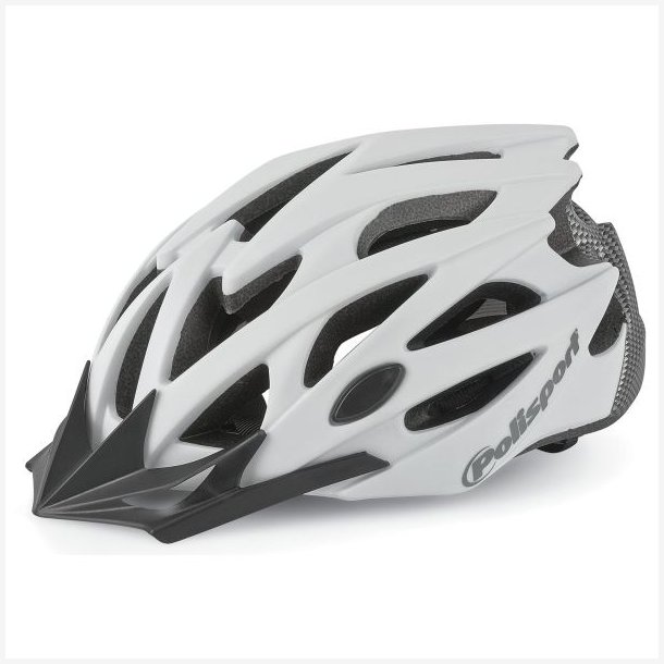 Cykelhjelm Polisport Twig M 55-58 cm - hvid / carbon
