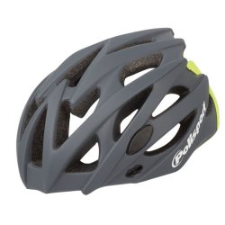 Cykelhjelm Polisport Twig L 58-61 cm - m�rkegr� / gr�ngul