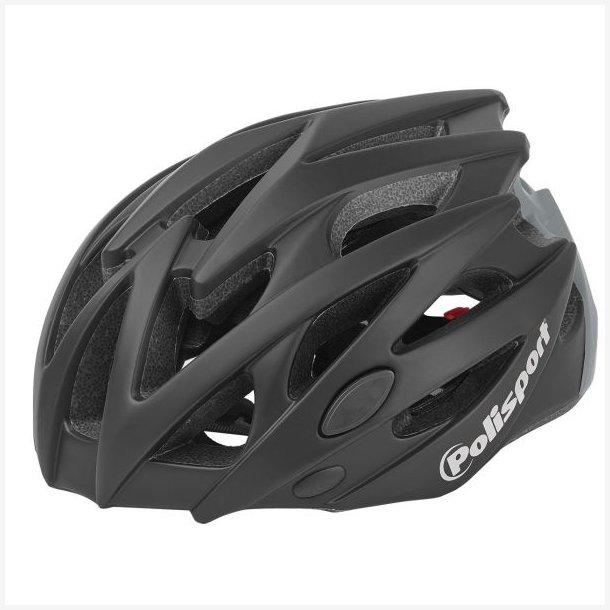 Cykelhjelm Polisport Twig L 58-61 cm - sort/gr