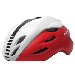 Cykelhjelm Polisport Aero-R Large 58-61 cm - r�d/hvid/sort