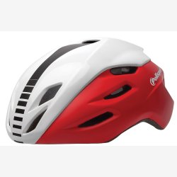Cykelhjelm Polisport Aero-R Large 58-61 cm - mate red / glossy white / black