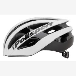 Cykelhjelm Polisport Light Pro M 52-58 cm - white matte / black gloss