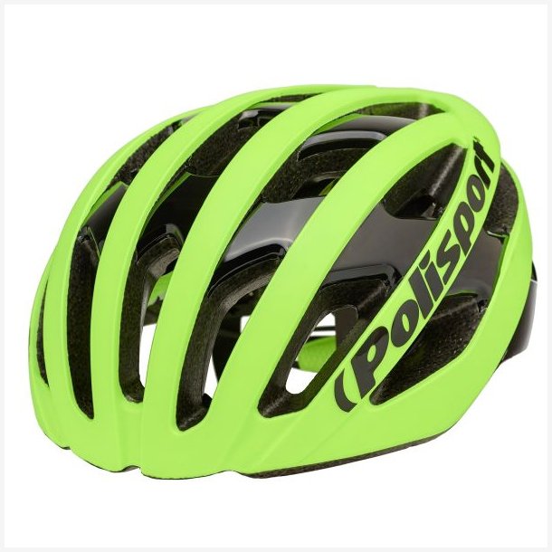 Cykelhjelm Polisport Light Pro M 52-58 cm - gr�ngul/sort