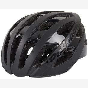 Cykelhjelm Polisport Light Pro L 58-61 cm - black matte / black gloss