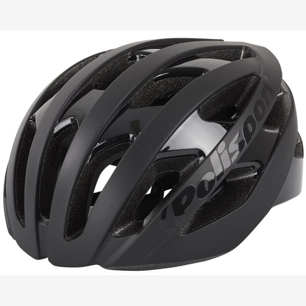 Cykelhjelm Polisport Light Pro L 58-61 cm - black matte / black gloss