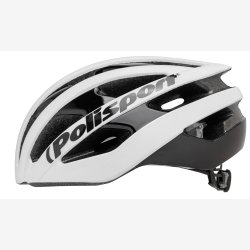 Cykelhjelm Polisport Light Pro L 58-61 cm - white matte / black gloss