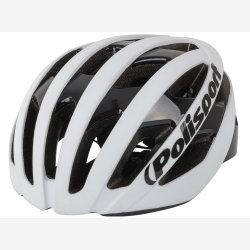 Cykelhjelm Polisport Light Pro L 58-61 cm - white matte / black gloss