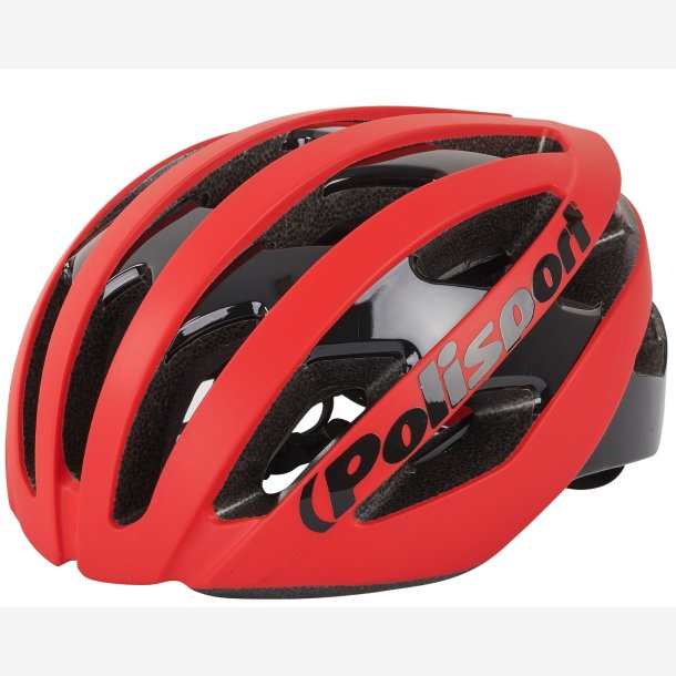 Cykelhjelm Polisport Light Pro L 58-61 cm - red matte / black gloss