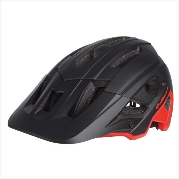 Cykelhjelm Polisport Mountain Pro L 58-61 cm - sort/r�d
