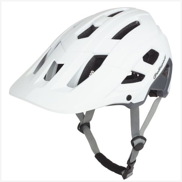 Cykelhjelm Polisport Mountain Pro L 58-61 cm - hvid/gr�