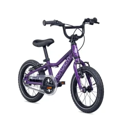 14" letv�gts alu b�rnecykel ACADEMY GRADE 2 Belt - med remtr�k - lilla
