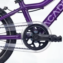 14" letv�gts alu b�rnecykel ACADEMY GRADE 2 Belt - med remtr�k - lilla