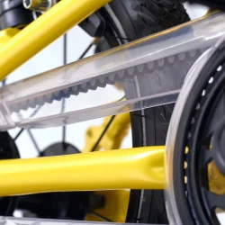 14" letv�gts alu b�rnecykel ACADEMY GRADE 2 Belt - med remtr�k - gul