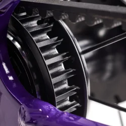 16" letvgts alu brnecykel ACADEMY GRADE 3 Belt - med remtrk - lilla