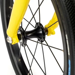 16" letvgts alu brnecykel ACADEMY GRADE 3 Belt - med remtrk - gul