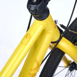 24" letvgts alu cykel 7 gear ACADEMY GRADE 5 belt - med remtrk - gul