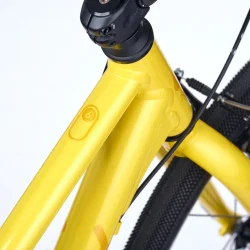 26" letvgts alu cykel 7 gear ACADEMY GRADE 6 Belt - med remtrk - gul