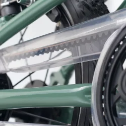 14" letv�gts alu b�rnecykel ACADEMY GRADE 2 Belt - med remtr�k - olivengr�n