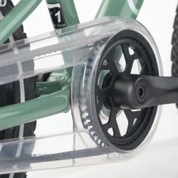 14" letv�gts alu b�rnecykel ACADEMY GRADE 2 Belt - med remtr�k - olivengr�n