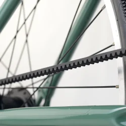 26" letvgts alu cykel 7 gear ACADEMY GRADE 6 Belt - med remtrk - oliven grn