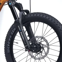 Ultralet MTB 20 tommer brnecykel i aluminium 9-gear, affjedring