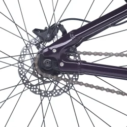 24" letvgts alu cykel ACADEMY PUMP 5 - mrke lilla