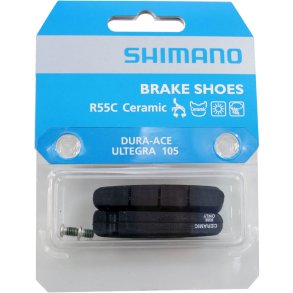  Shimano bremseklodser gummi Race keramik (2 stk.)