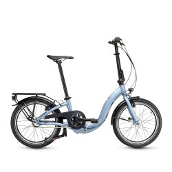 20" foldecykel med lav indstigning COAST Lowtide No. 01 3-gear, fodbremse - bl