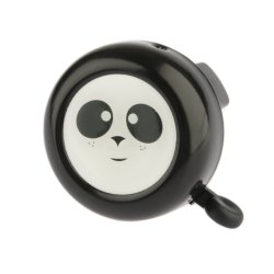 Cykelklokke til brn Pexkids Panda - sort/hvid
