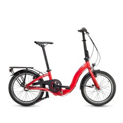 20" foldecykel med lav indstigning COAST Lowtide No. 01 3-gear, fodbremse - rd