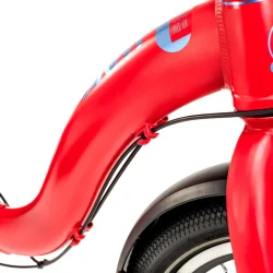 20" foldecykel med lav indstigning COAST Lowtide No. 01 3-gear, fodbremse - rd