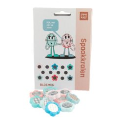 Egerperler PexKids "blomster" ass. 4 farver (12 stykker)