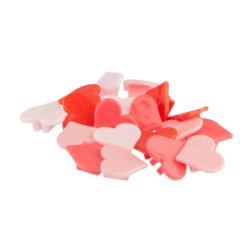 Egerperler PexKids "hjerter" ass. af 4 farver (20 styk)