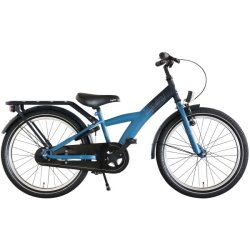 Kyoso X-Rider 20-tommer drengecykel med fodbremse - m�rkebl�/sort