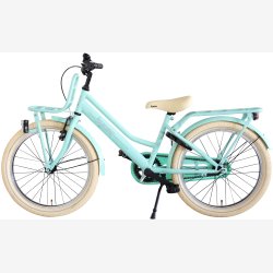 Kyoso Blossom Breeze 20-tommer pigecykel med fodbremse og frontlad - mintgr�n