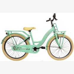 Kyoso Blossom Breeze 24-tommer Nexus-3 gear pigecykel med fodbremse, frontlad - mintgr�n
