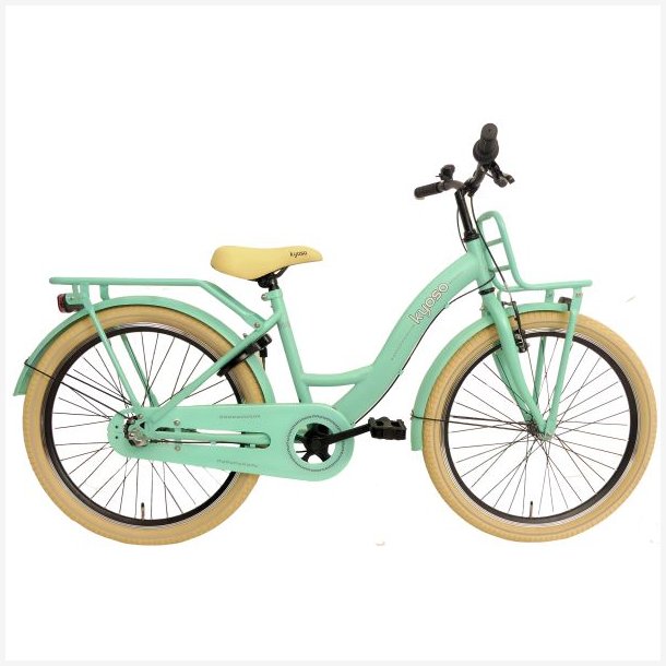 Kyoso Blossom Breeze 24-tommer Nexus-3 gear pigecykel med fodbremse, frontlad - mintgr�n