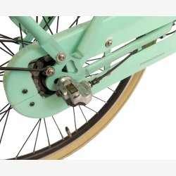 Kyoso Blossom Breeze 24-tommer Nexus-3 gear pigecykel med fodbremse, frontlad - mintgr�n