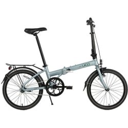 Foldecykel U-Go Just S1 - 20 tommer - Single speed - V-bremse og fodbremsenav - Misty Grey