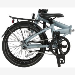 Foldecykel U-Go Just S1 - 20 tommer - Single speed - V-bremse og fodbremsenav - Misty Grey
