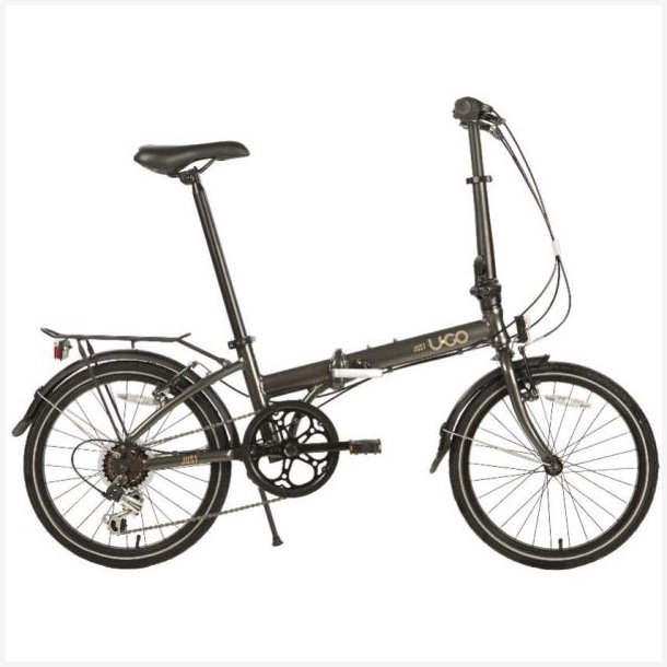 Foldecykel U-Go Just D6 - 20 tommer - Nexus 6 gear - V-bremse - Jerngr