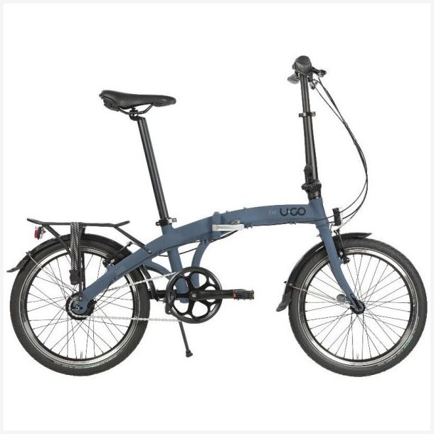Foldbar cykel U-Go Dare i7 - 20 tommer - Nexus 7 gear - V-bremse - Marinebl